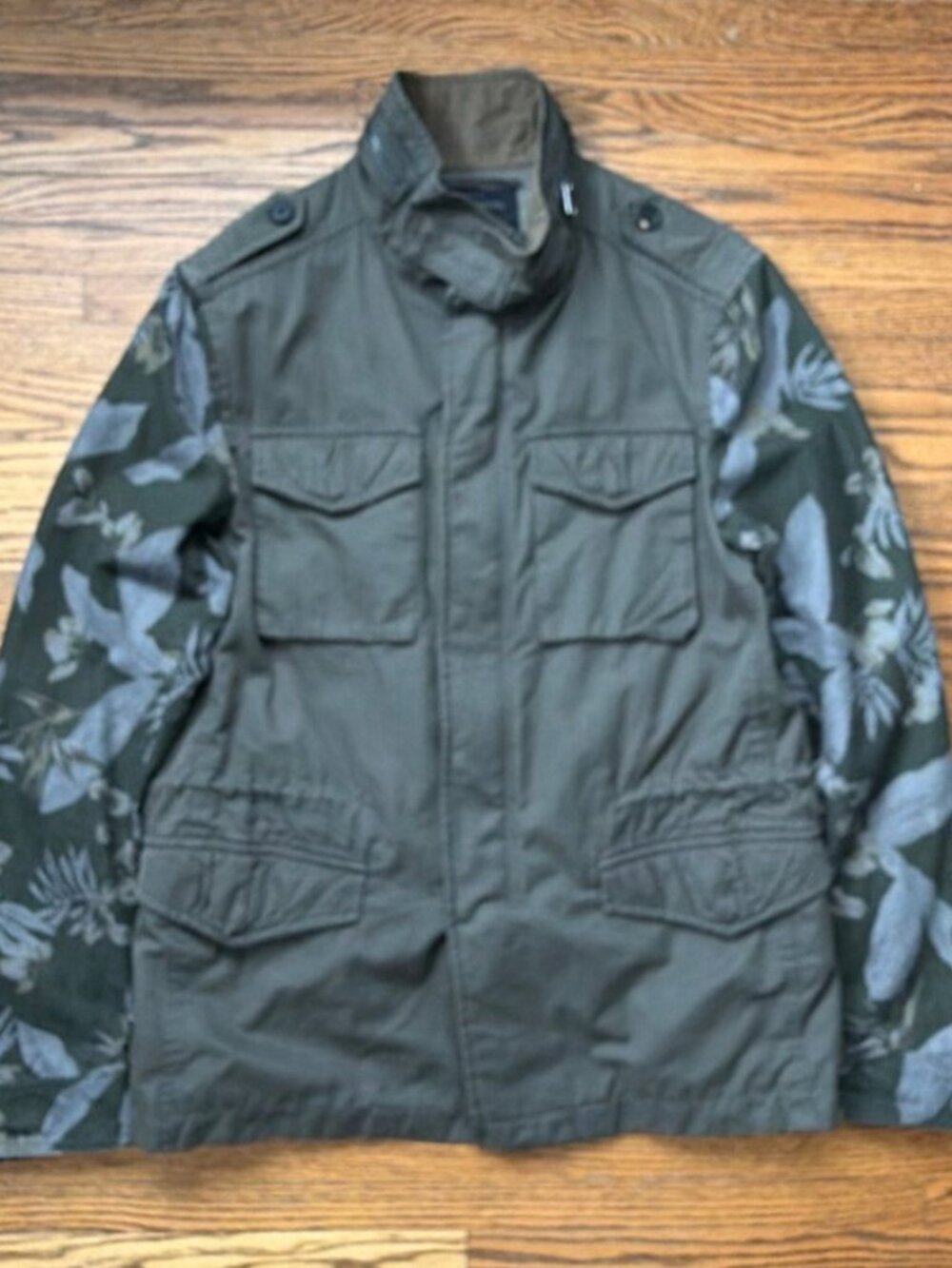 Allsaints Floral Camo Jacket Medium